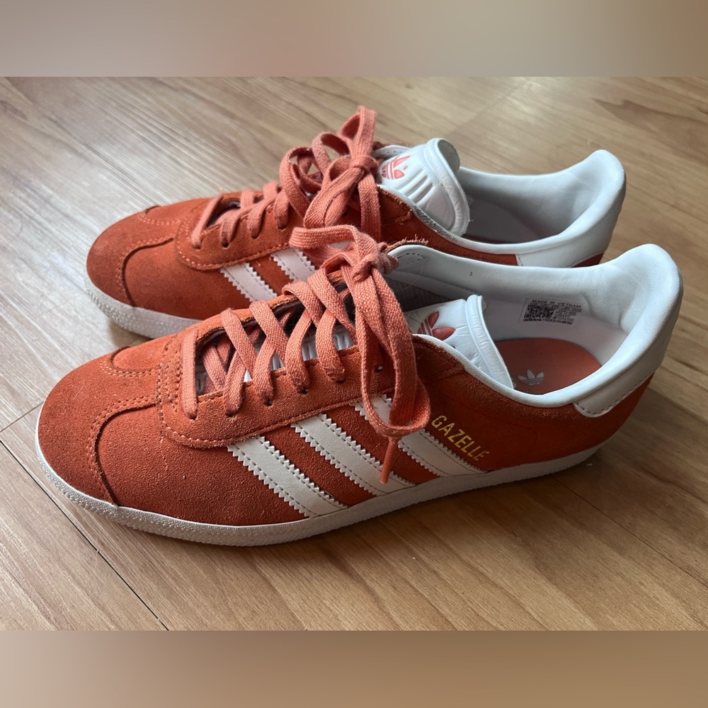 Adidas Gazelle Orange Sneakers